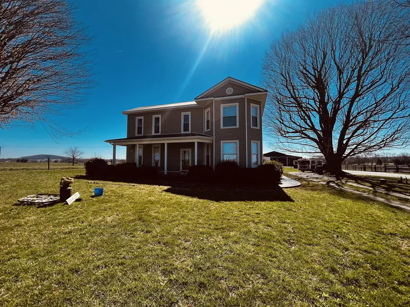 Brick two-story home